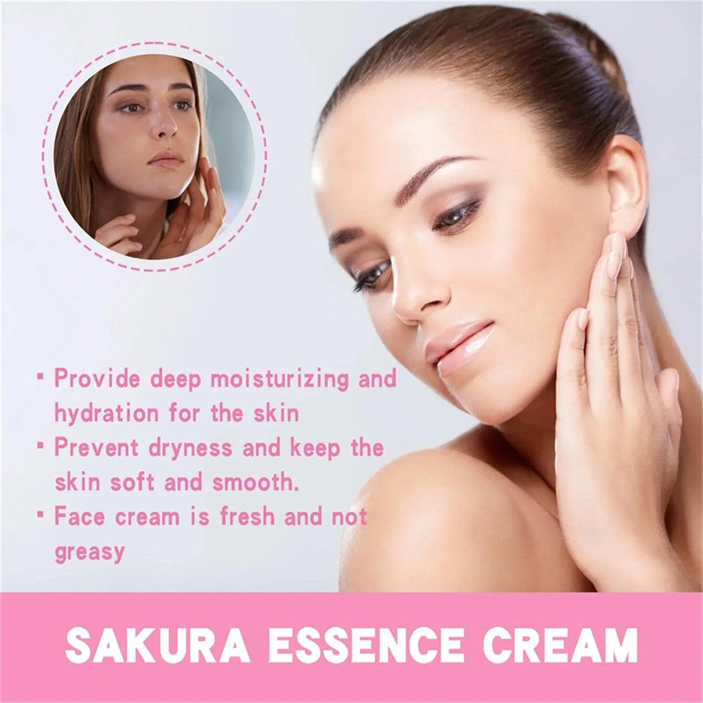 Japan Sakura Tone-Up Cream – Hydrating Glow Cream with Hyaluronic Acid