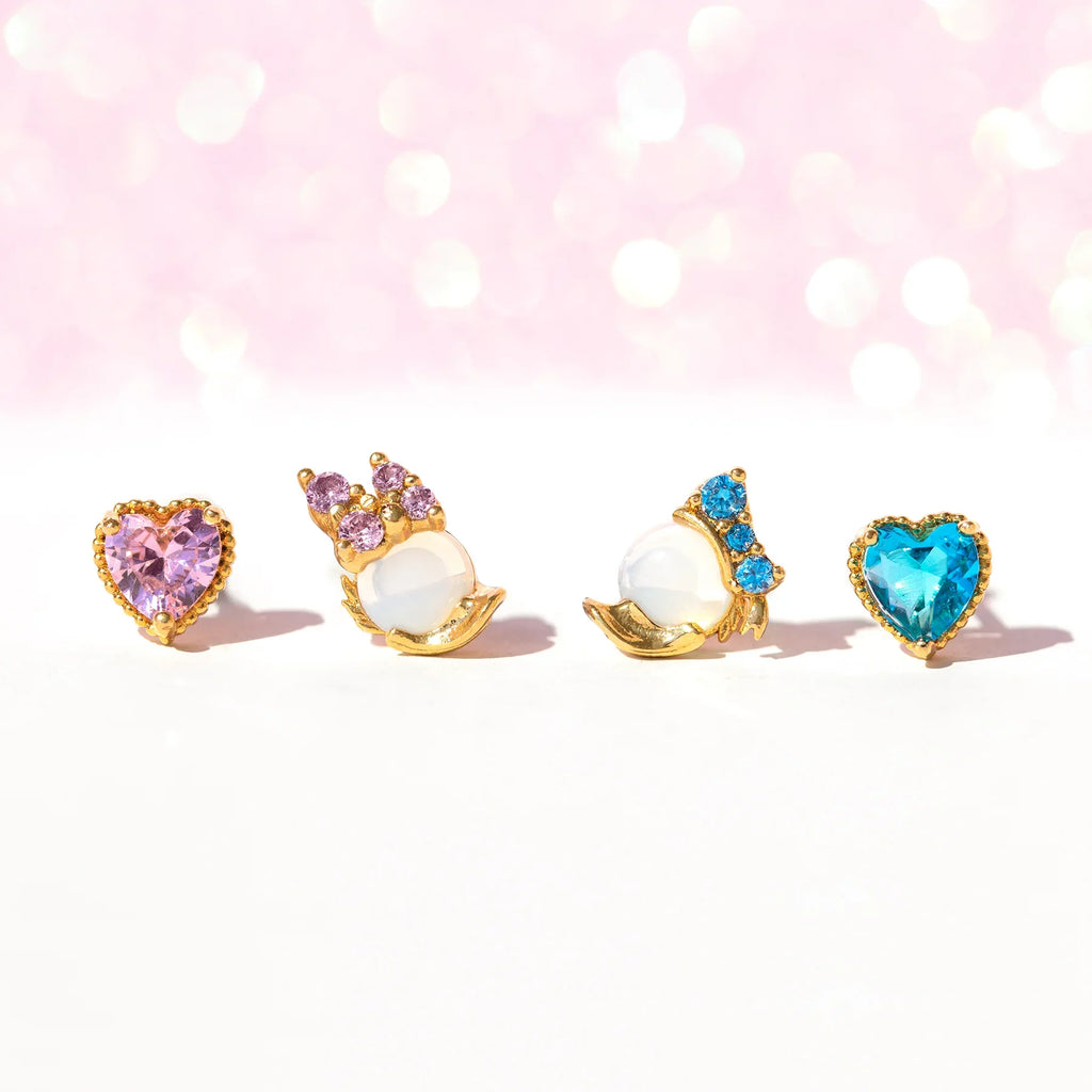 Hearts Fantasy Earrings Set
