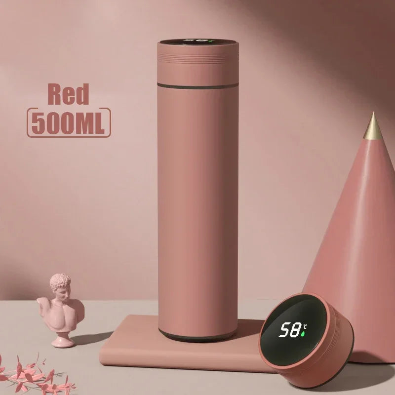 500ML Smart Temperature Display Thermos – Stainless Steel Vacuum Cup