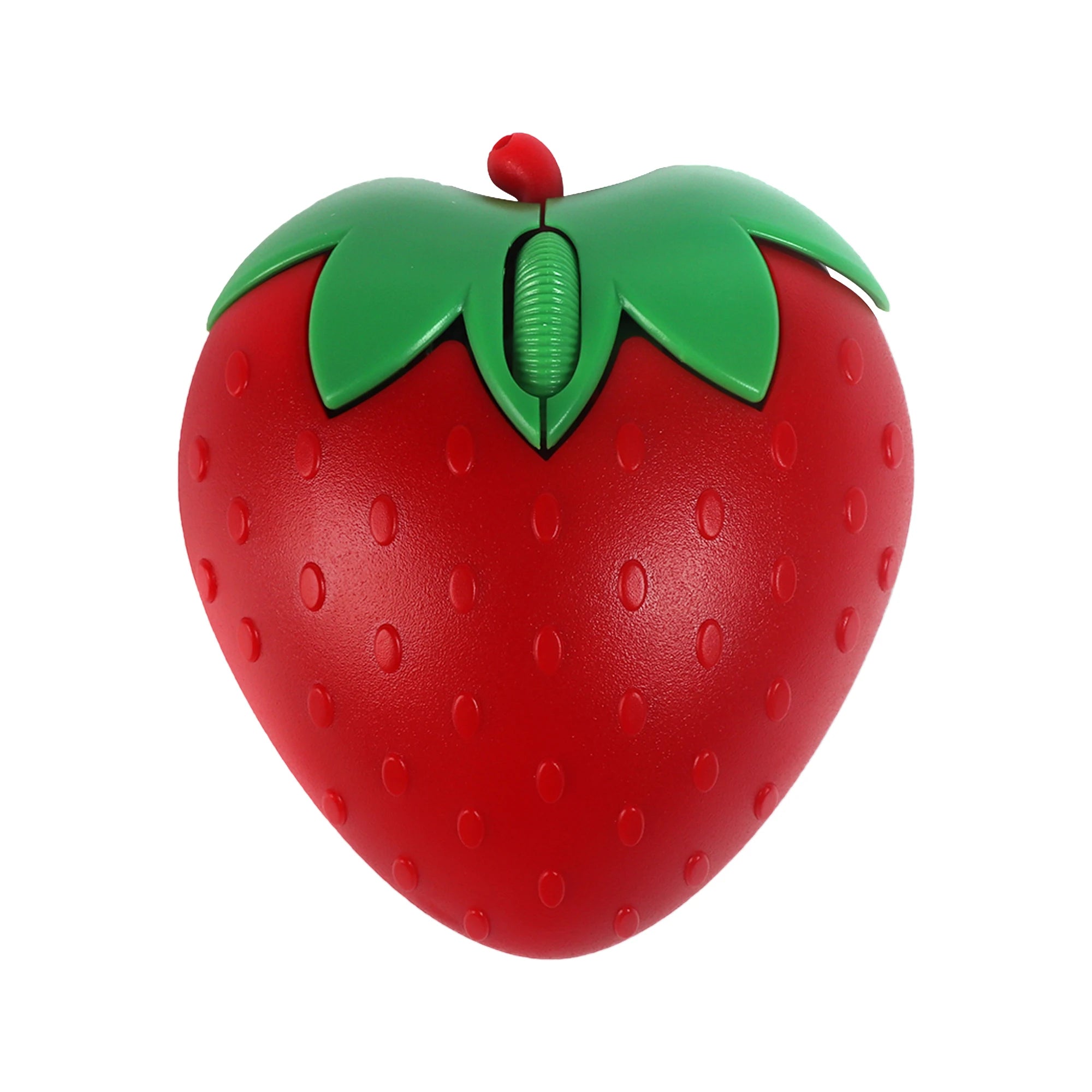 Cute Strawberry Wireless Mouse – 2.4G & Bluetooth Dual Mode