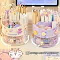 Rotating Kawaii Desk Organizer – Cute Pen Holder with Drawer