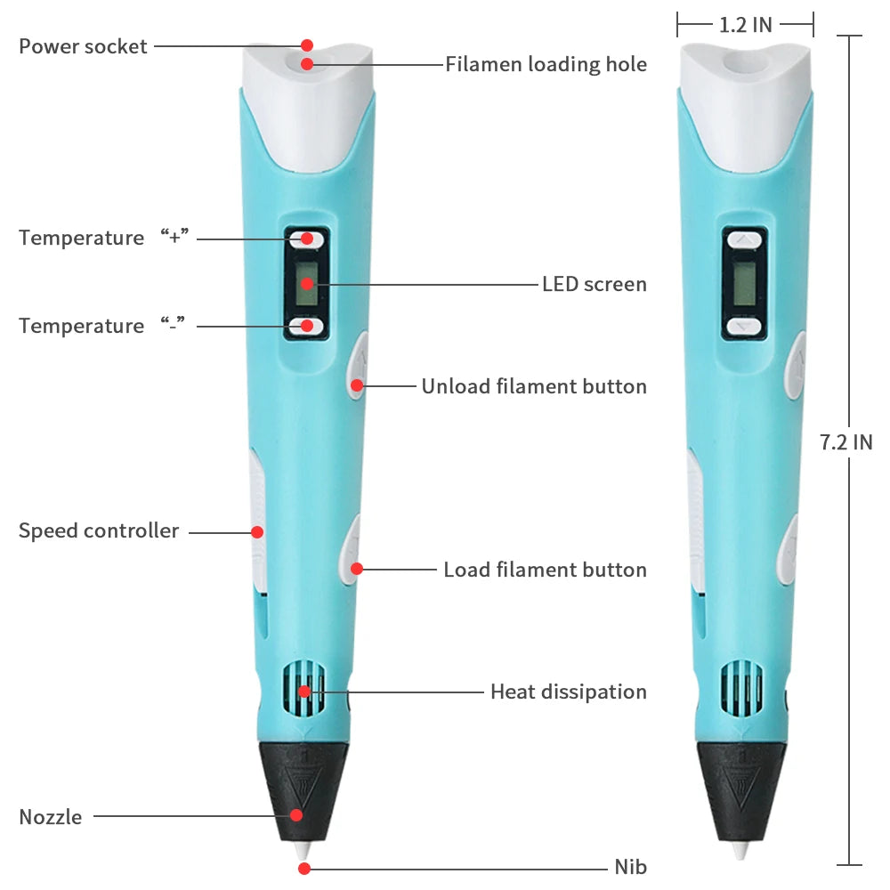 3D Printing Drawing Pen for Kids