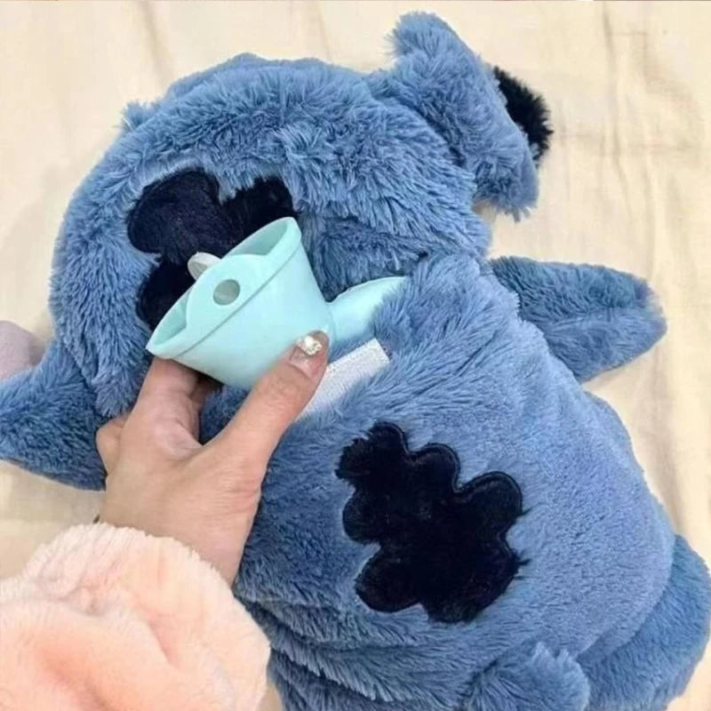 Cartoon Stitch Plush Hot Water Bottle – Hand Warmer