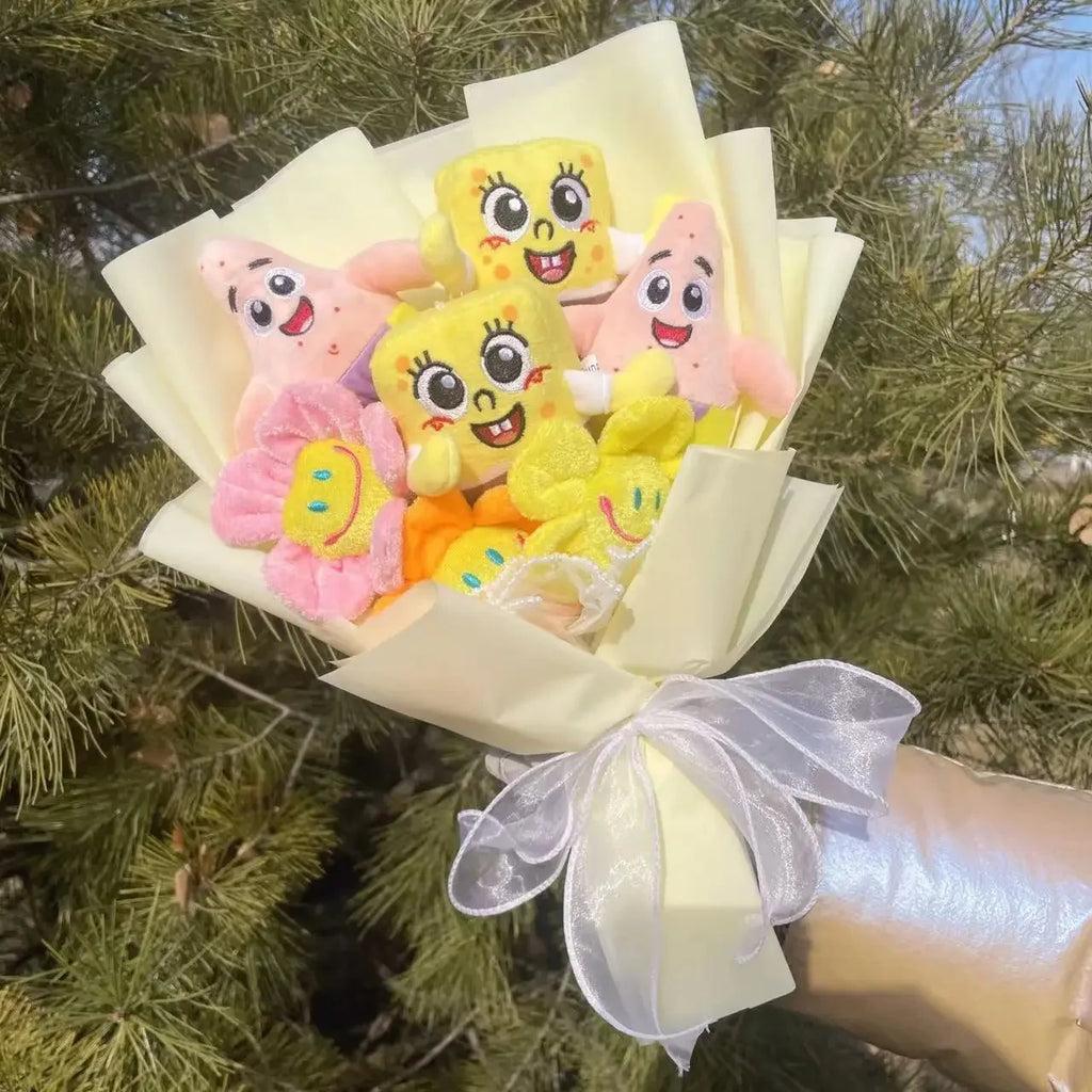 SpongeBob Plush Flower Bouquet