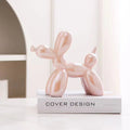 Ceramic Balloon Dog Statue – Modern Desk & Shelf Decor