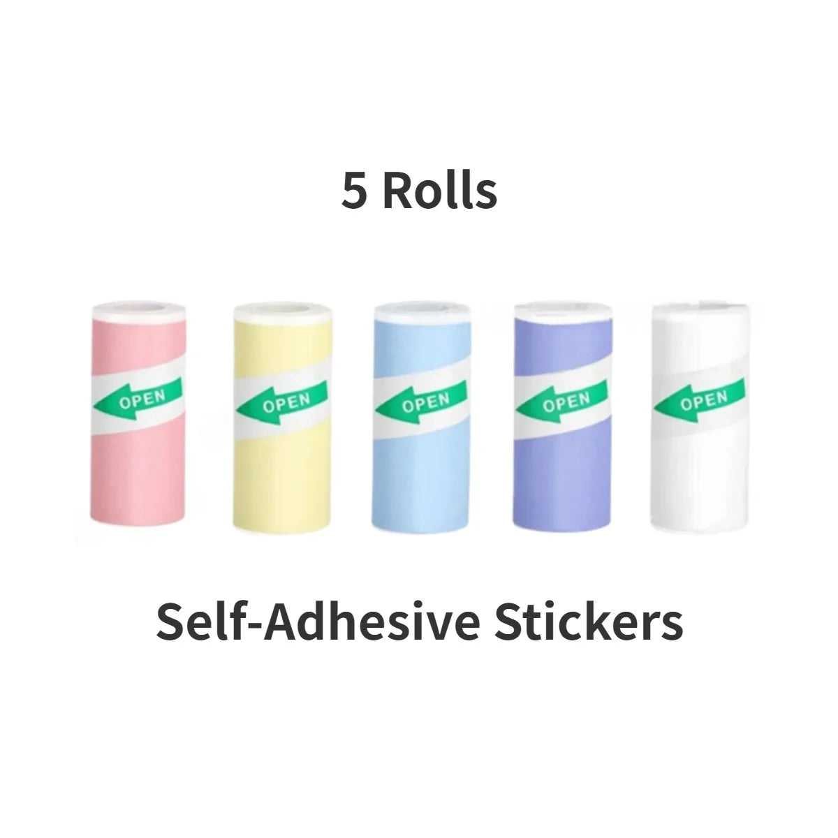 Mini Printer Thermal Sticker Paper 25x57mm