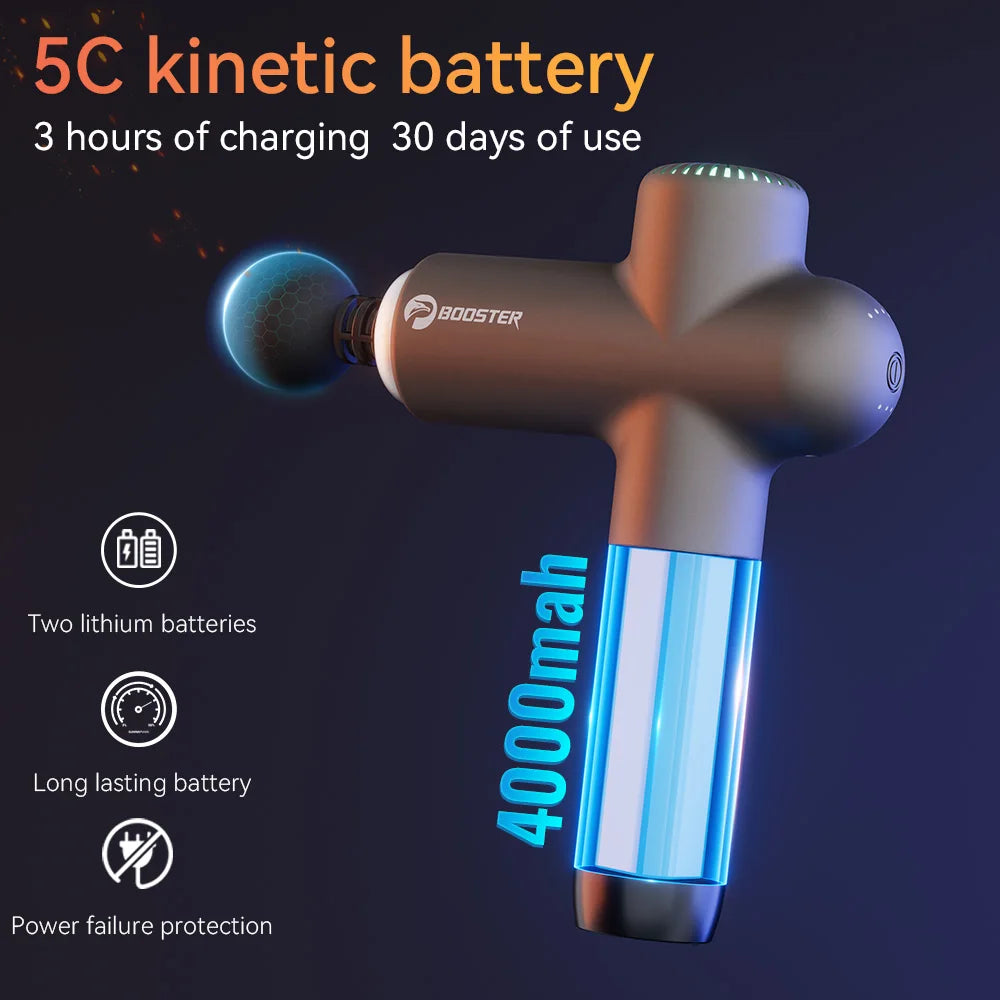Booster 7.4V Electric Massage Gun – Muscle Recovery Device