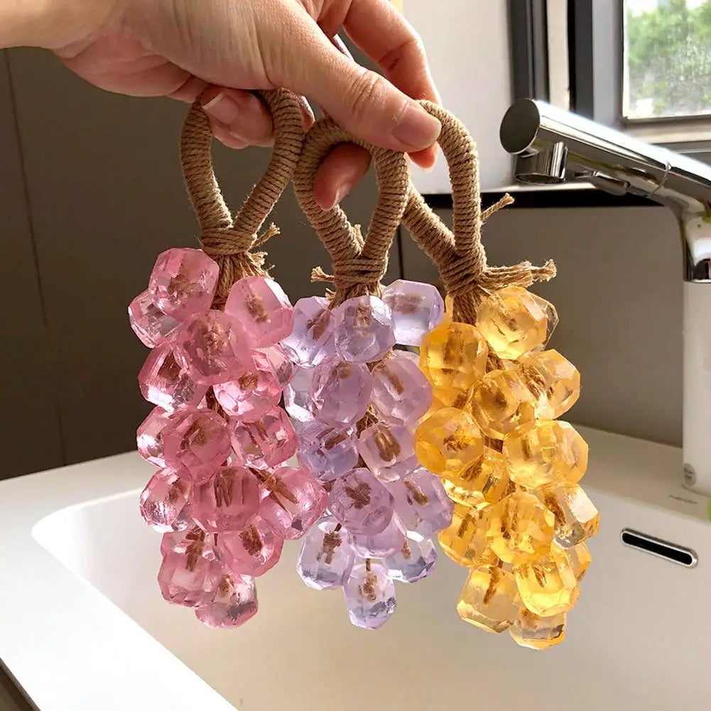 Handmade Grape Crystal Soap – Fruit Scented