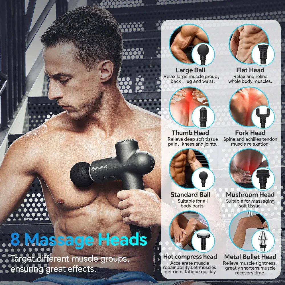 Booster 7.4V Electric Massage Gun – Muscle Recovery Device