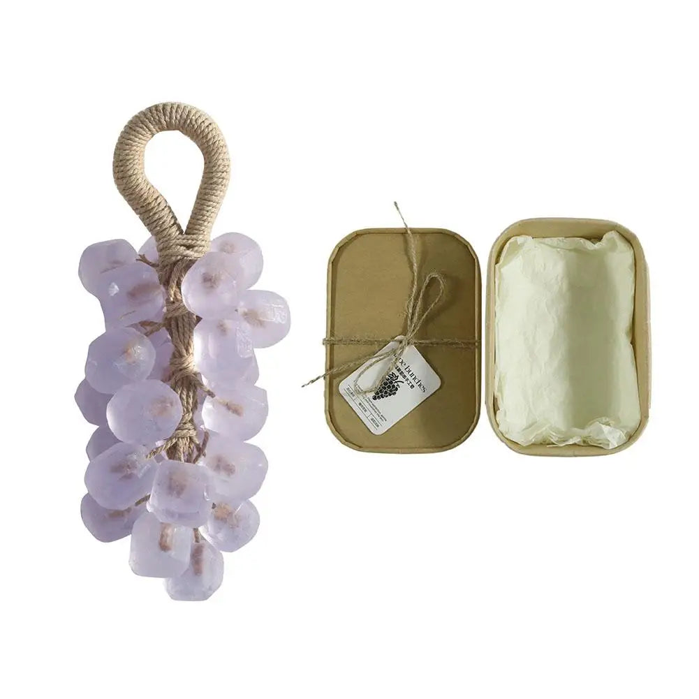 Handmade Grape Crystal Soap – Fruit Scented