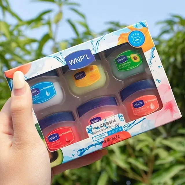 Hydrating Lip Balm Set – Natural Plant-Based Formula (4/6/8 Pack)