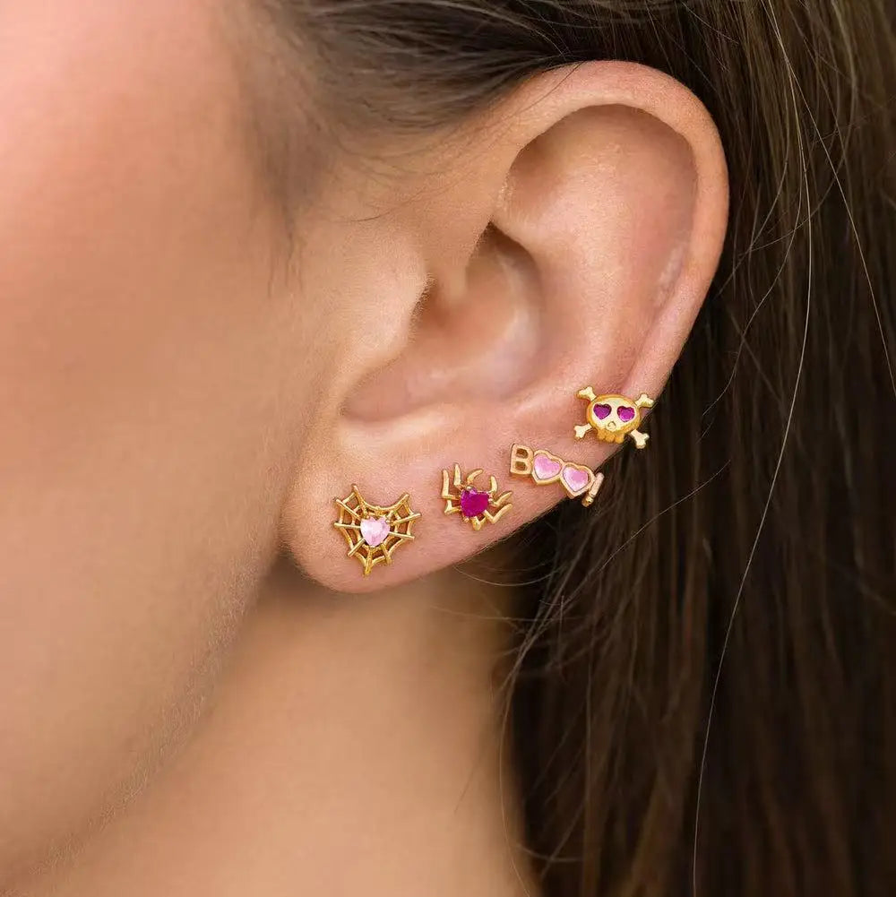 Luna Fantasy CZ Stud Earrings