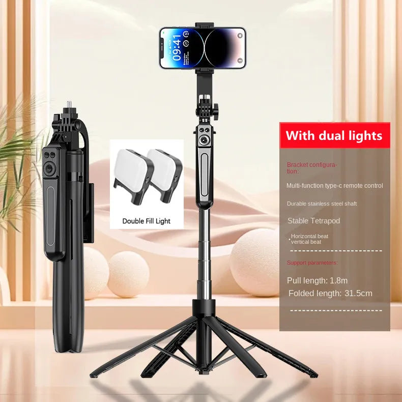 Wireless Tripod Stand with Bluetooth Remote – Smartphone Selfie Stick