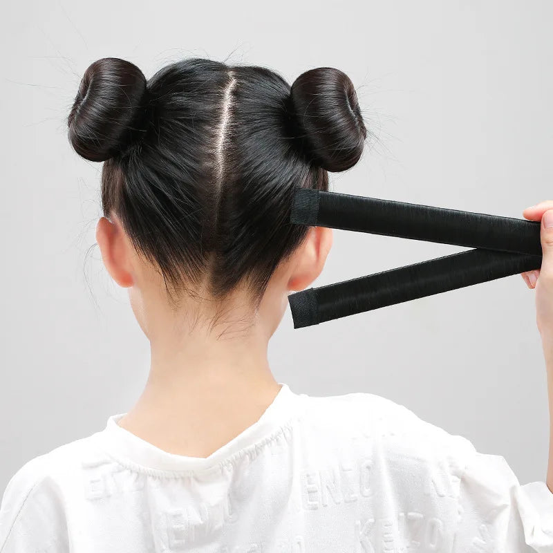 Quick Bun Maker Hair Donut – Nylon French Twist Styling Tool