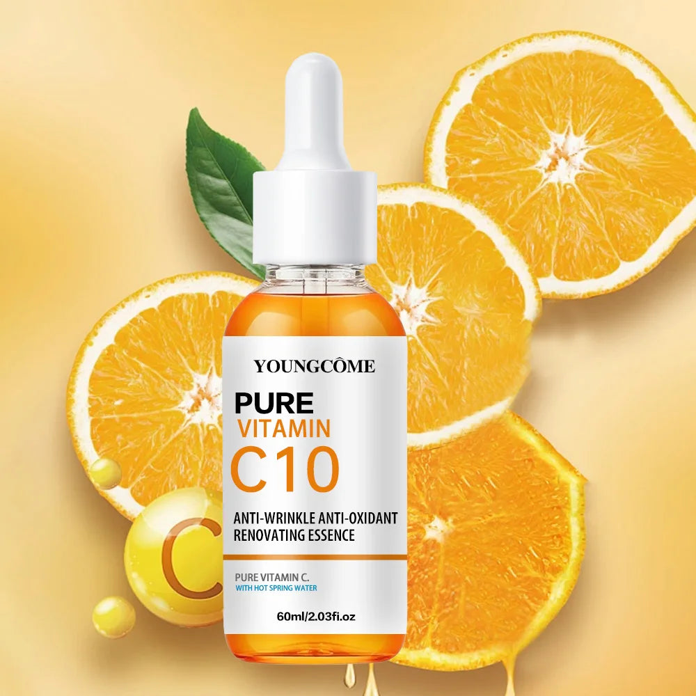 Vitamin C & Hyaluronic Acid Brightening Facial Serum – Hydrating & Repair Essence