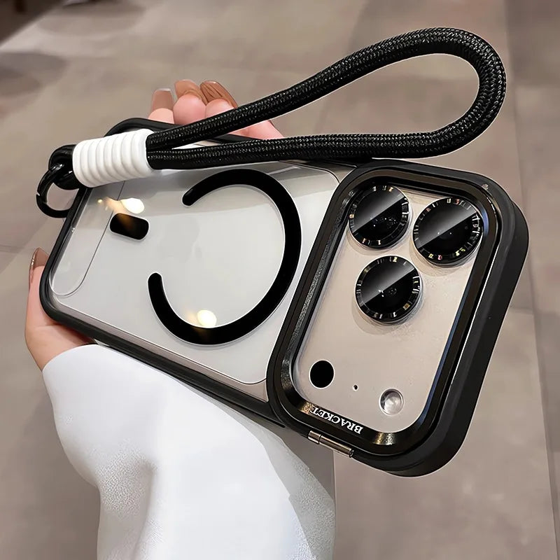 MagSafe Camera Bracket Case – Wrist Strap & Lens Cover