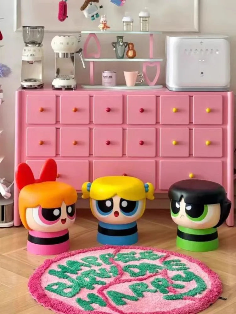 Powerpuff Girls Plush Stool