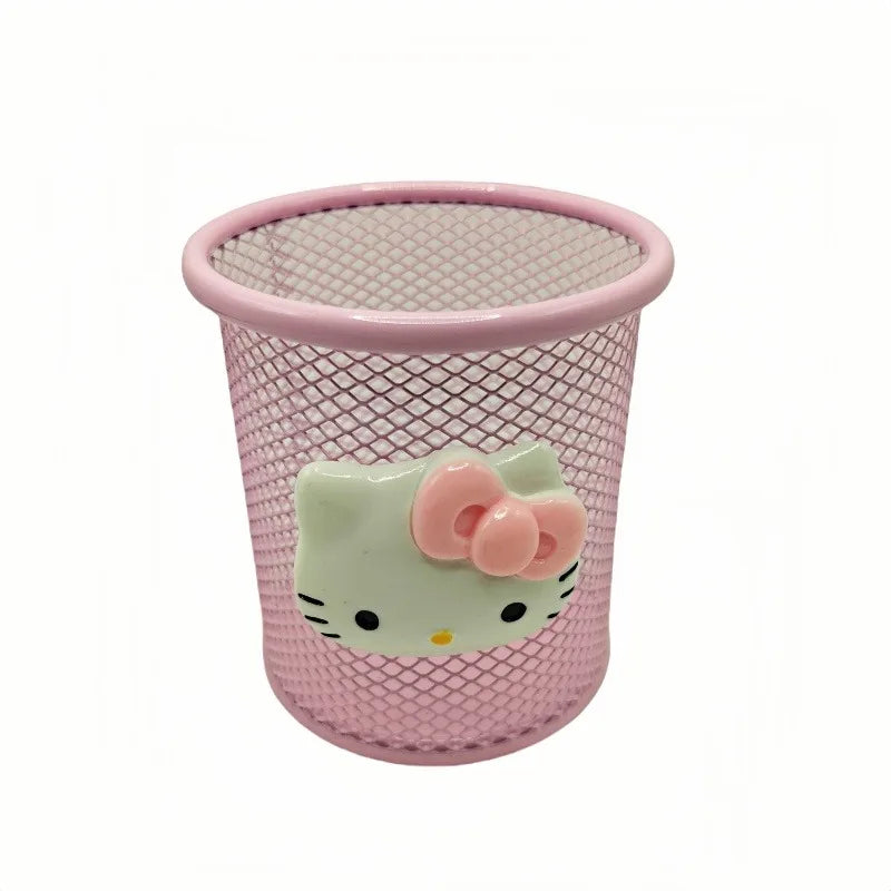 Cute Pink Character Pen Holder – Desktop Organizer