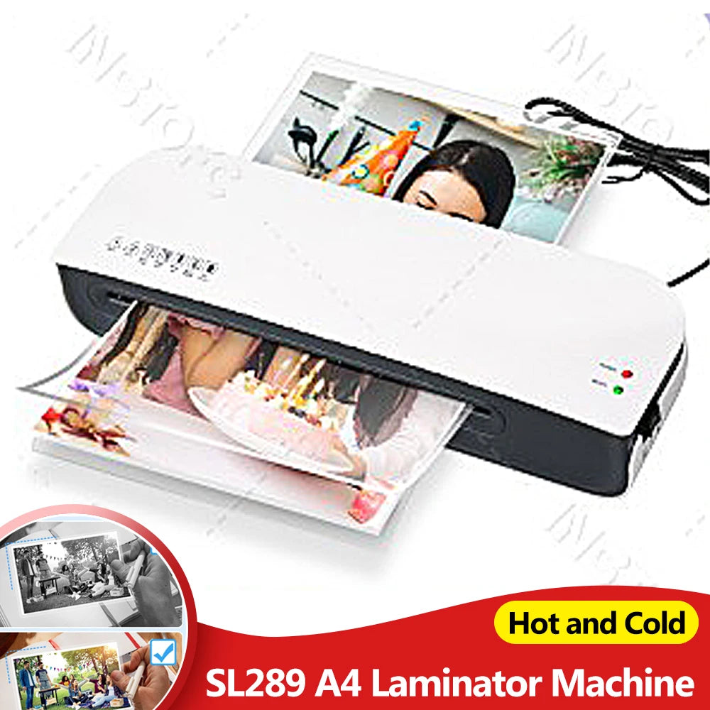 SL289 A4 Desktop Laminator – Hot & Cold 9” Thermal Laminating Machine