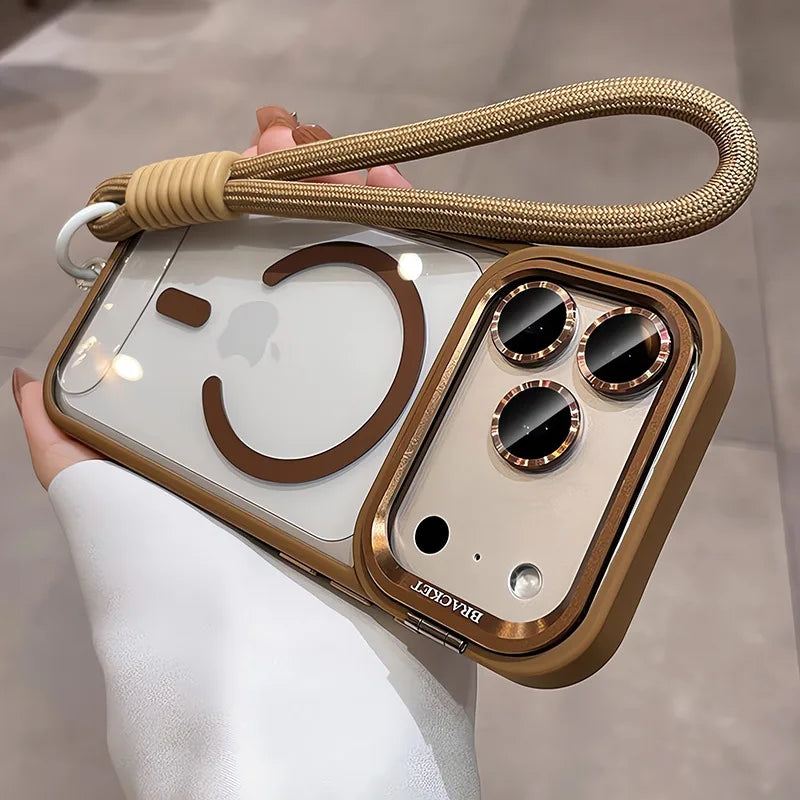 MagSafe Camera Bracket Case – Wrist Strap & Lens Cover