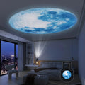 Rotating Moon & Star Projector Lamp – Rechargeable LED Night Light