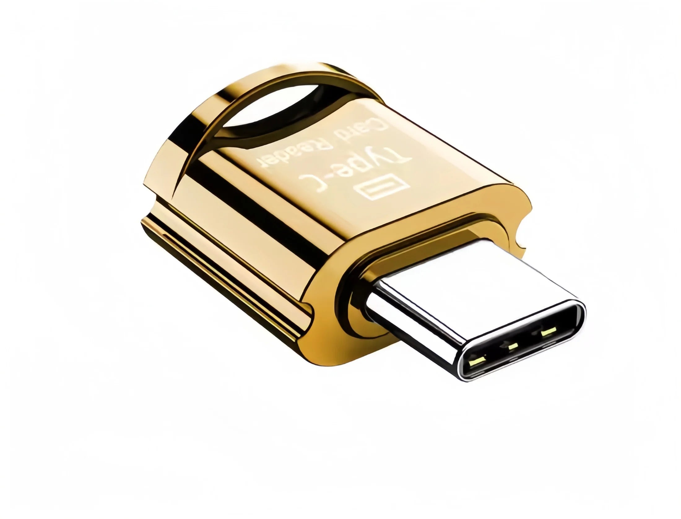 Type-C Micro SD Card Reader – USB-C TF Adapter with Keychain