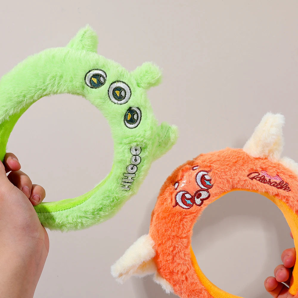 Cute Cartoon Hair Hoop – Strawberry Bear & Alien Style