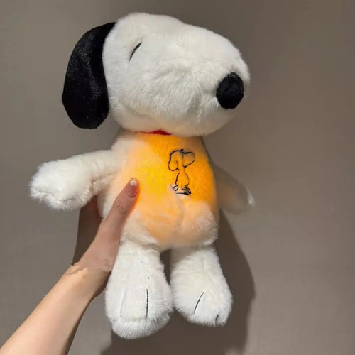 Baby Breathing Soothing Plush Toy – Music & Light Sleep Companion