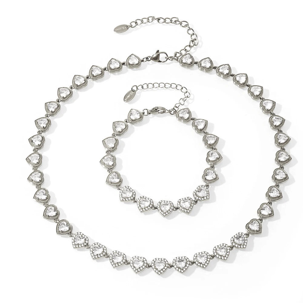 Charlotte Heart Jewelry Set