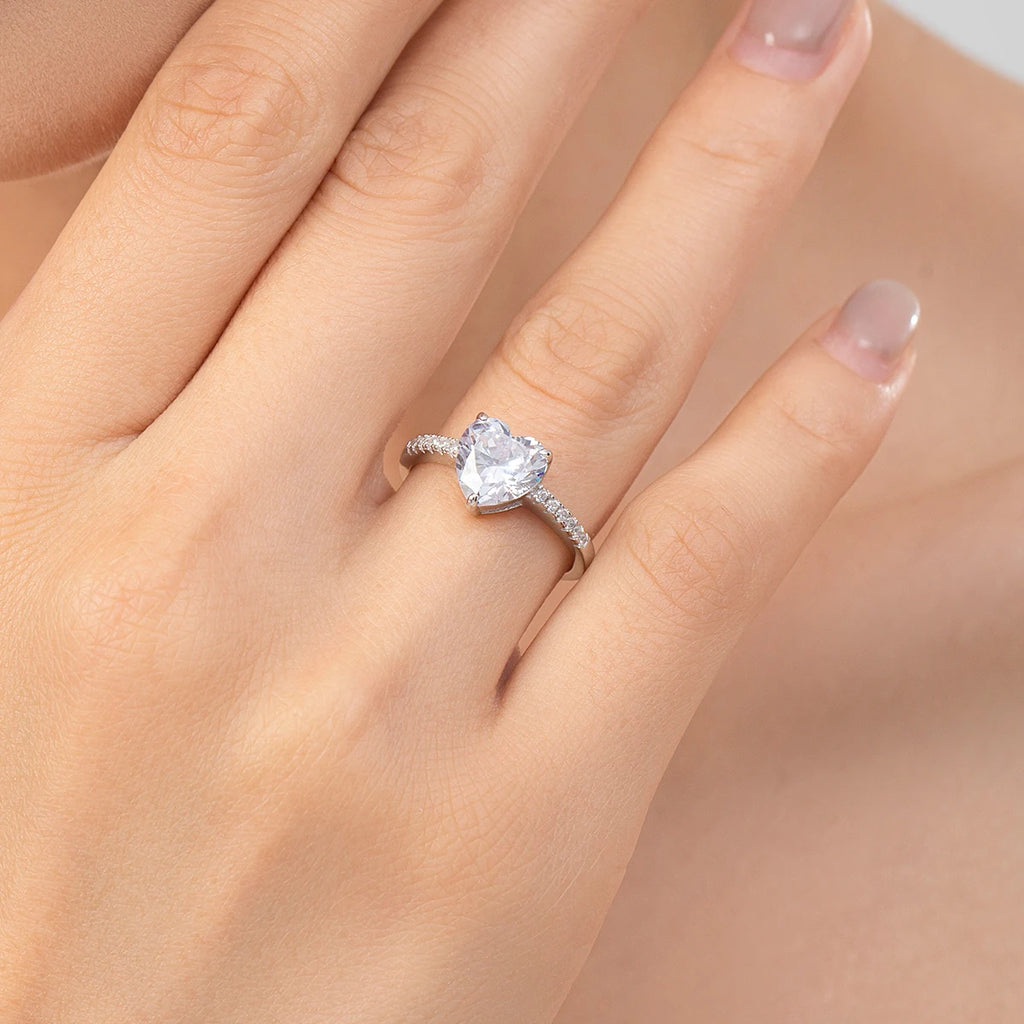 Chloe Heart Zircon Ring