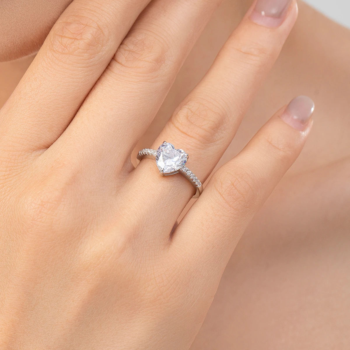 Chloe Heart Zircon Ring