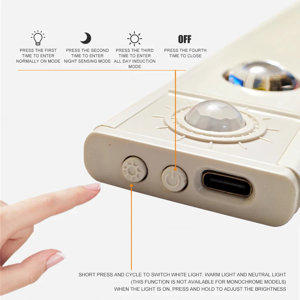Rechargeable LED Motion Sensor Light – Wireless Cabinet & Closet Lighting