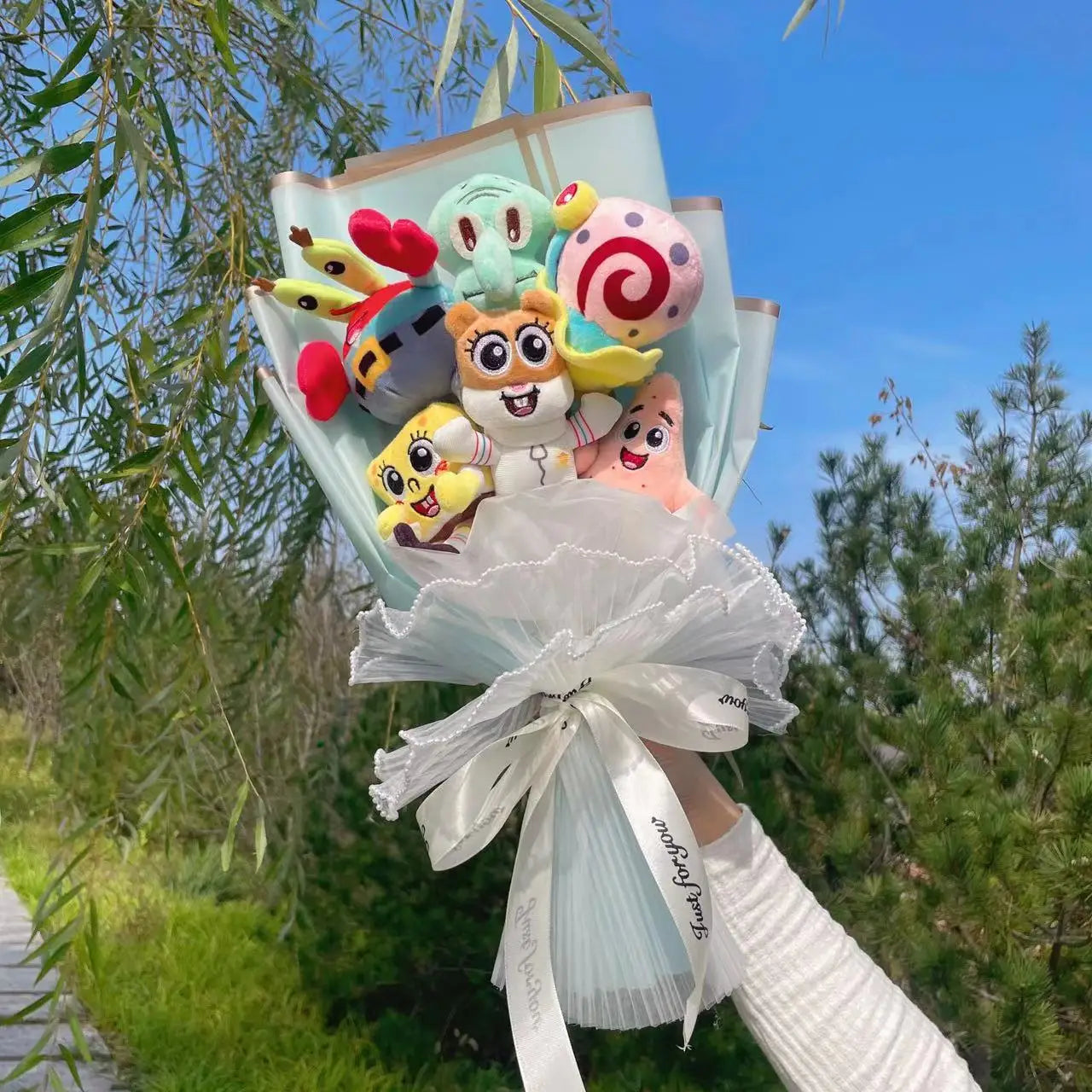 SpongeBob Plush Flower Bouquet