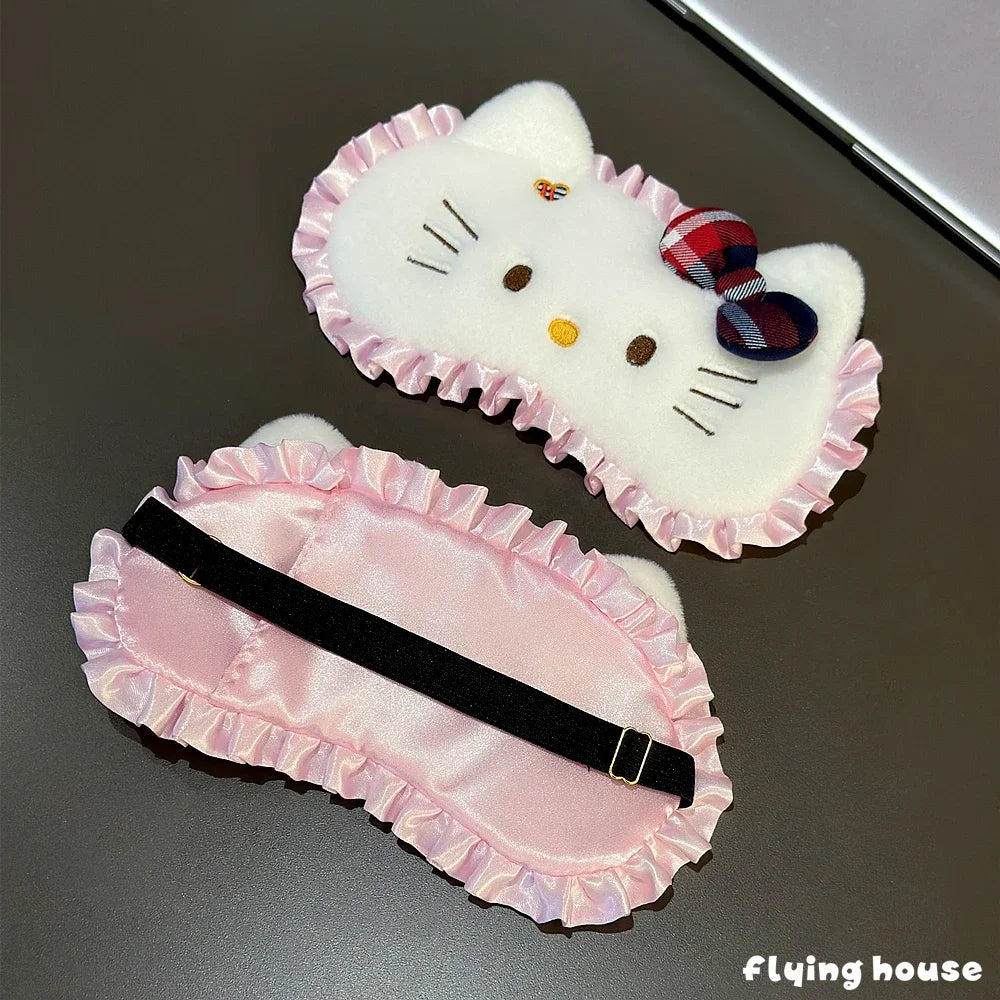 Sanrio Cute Cartoon Sleep Eye Mask – Soft Travel Blindfold