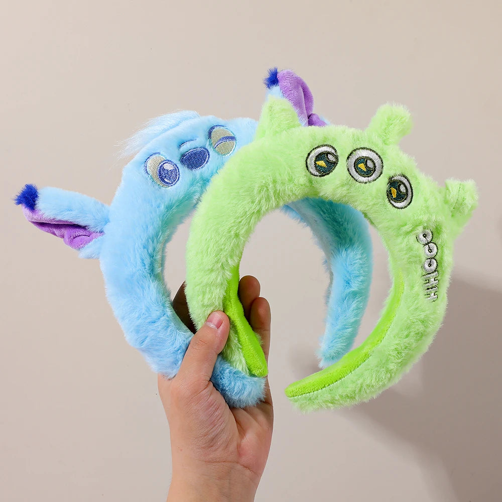 Cute Cartoon Hair Hoop – Strawberry Bear & Alien Style