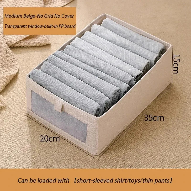 Visible Wardrobe Storage Box – Clothes Drawer Organizer