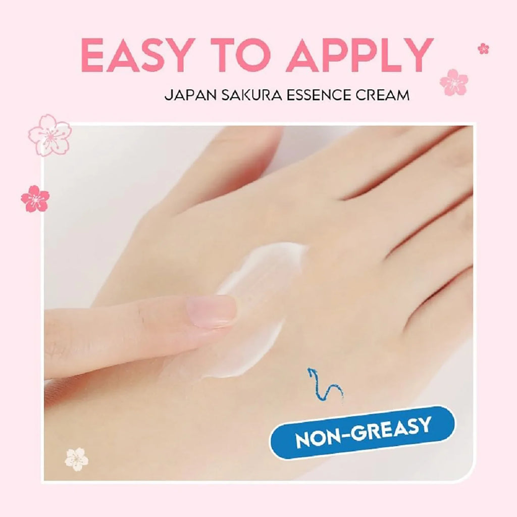 Japan Sakura Tone-Up Cream – Hydrating Glow Cream with Hyaluronic Acid