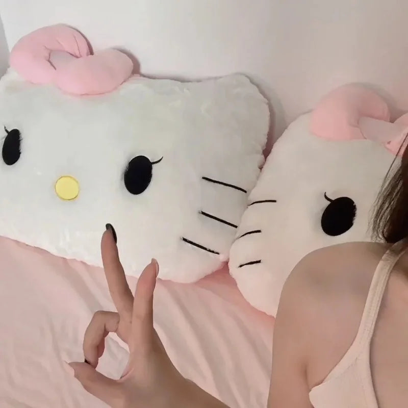 Sanrio Cute Plush Character Hug Pillow – Soft Back Cushion