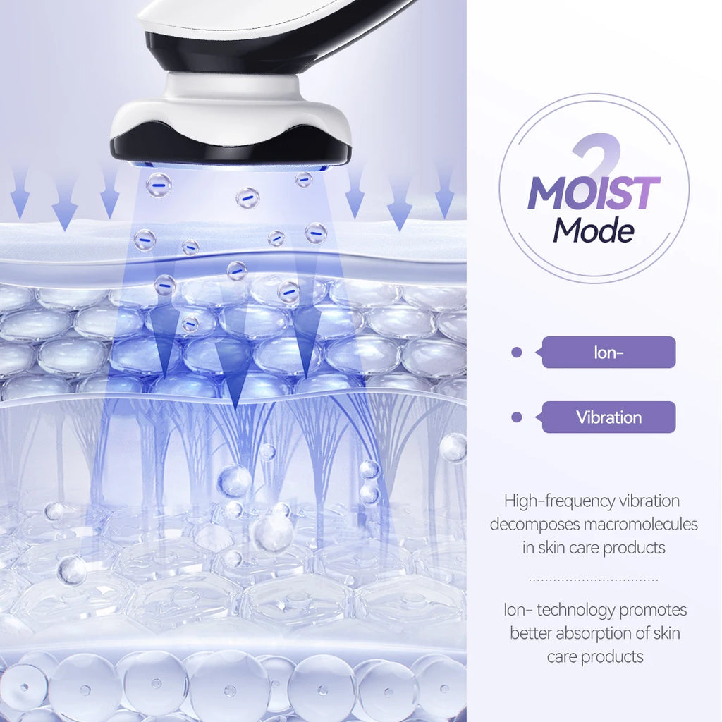 ANLAN EMS Facial Massager – LED Photon Skin Lifting & Deep Cleansing Beauty Device