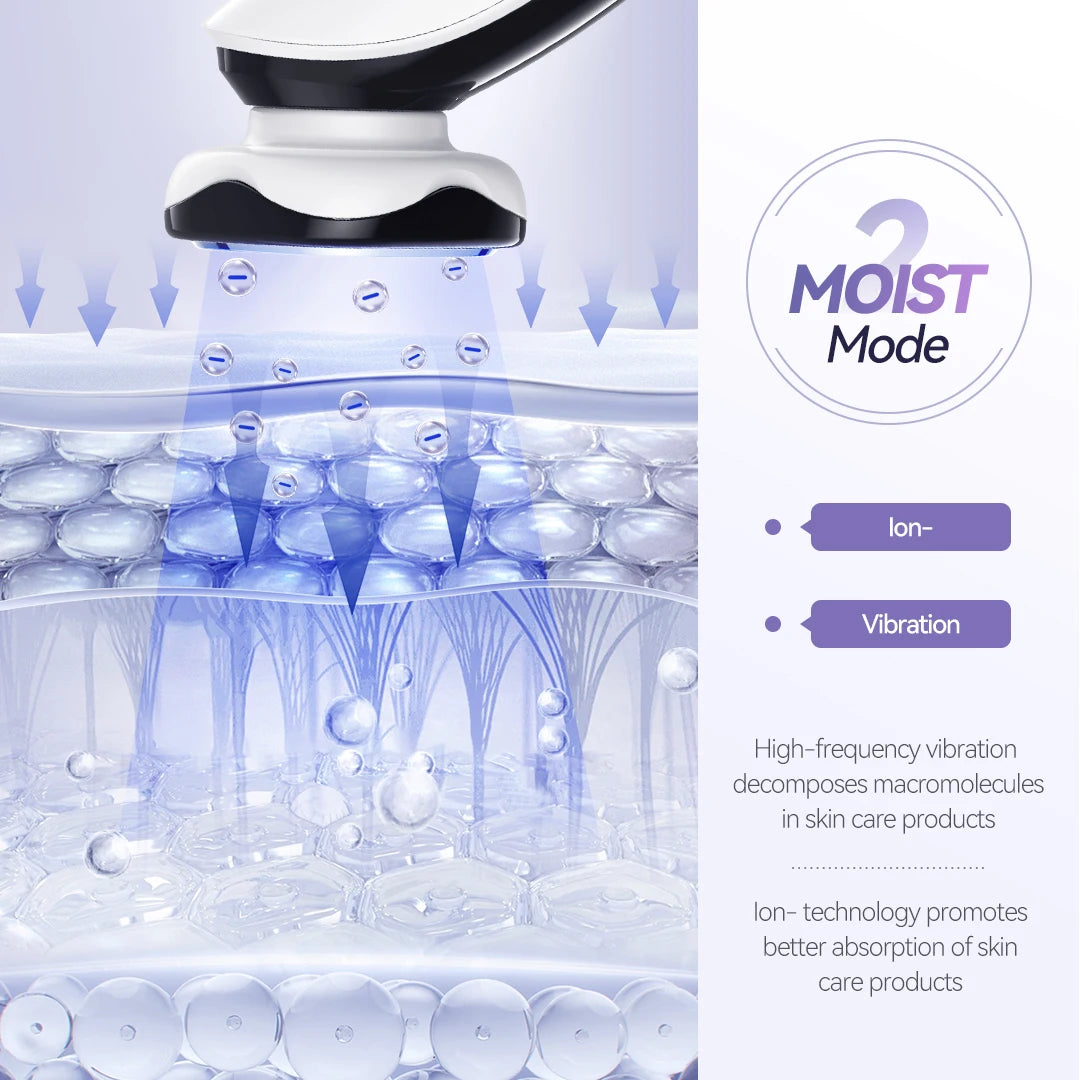 ANLAN EMS Facial Massager – LED Photon Skin Lifting & Deep Cleansing Beauty Device