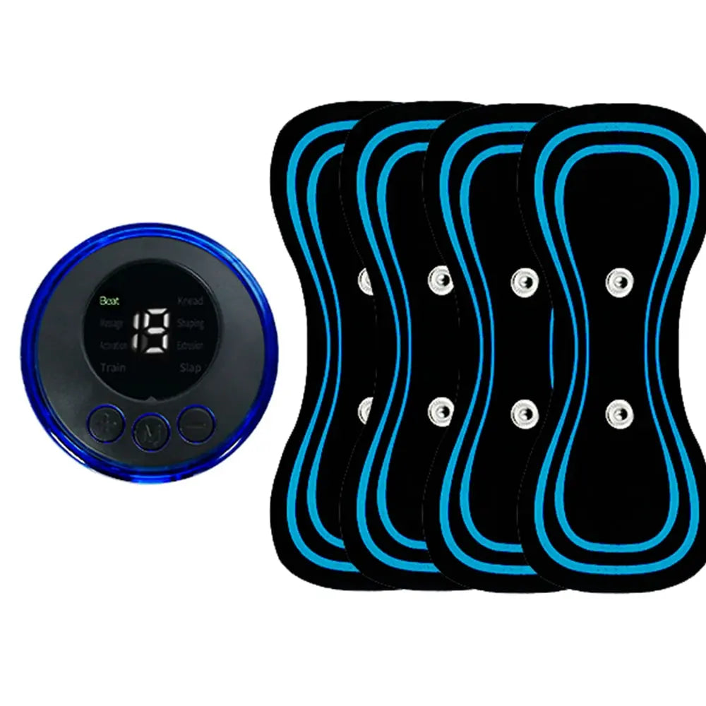 Smart Cervical Neck Massager Patch – 8 Modes, 19 Levels