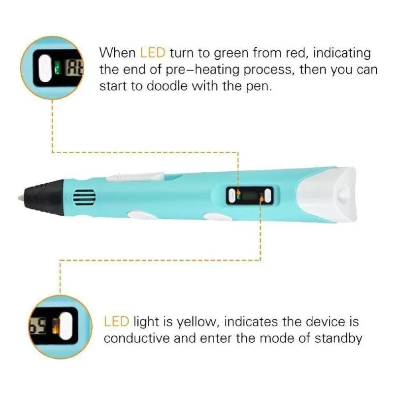 3D Printing Drawing Pen for Kids