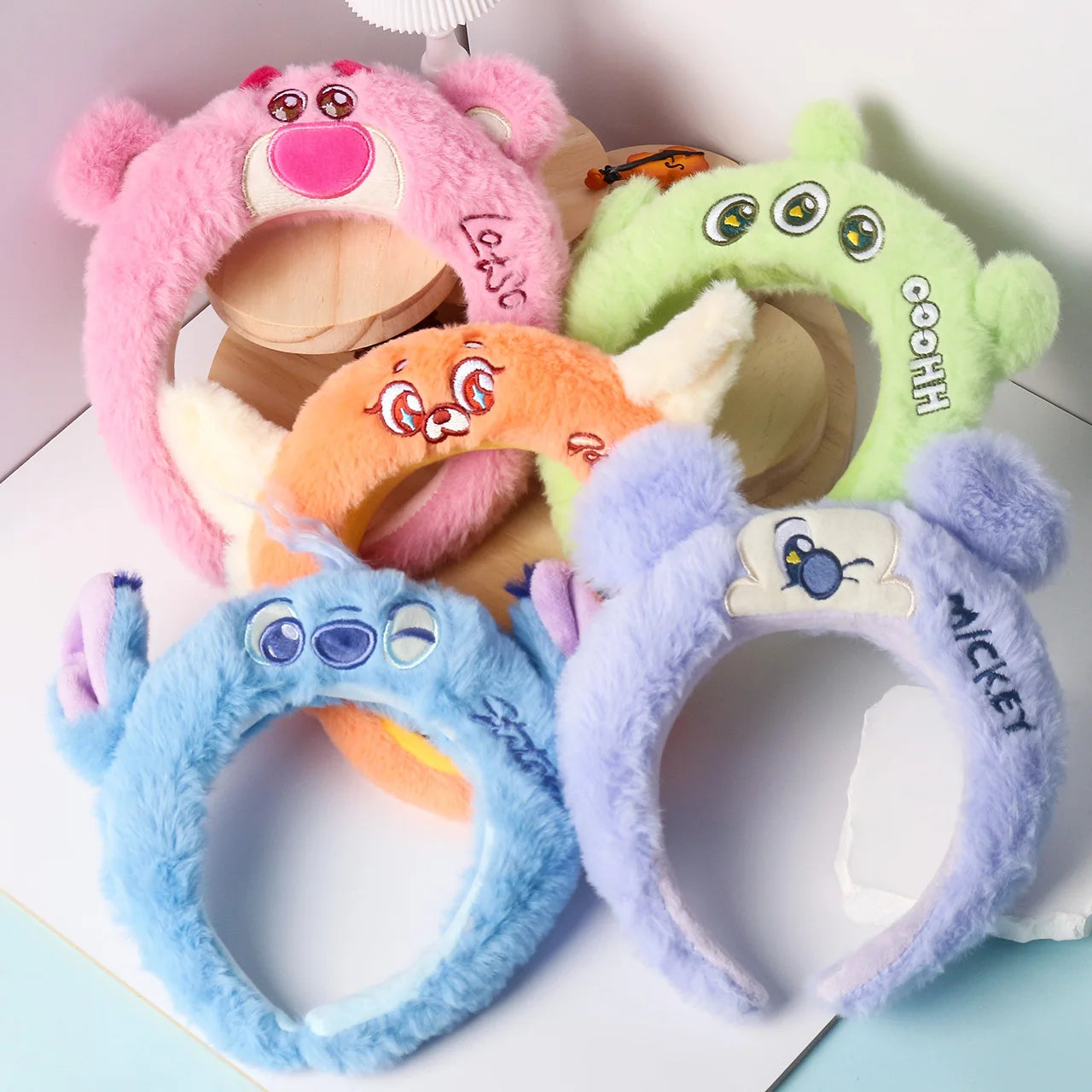 Cute Cartoon Hair Hoop – Strawberry Bear & Alien Style