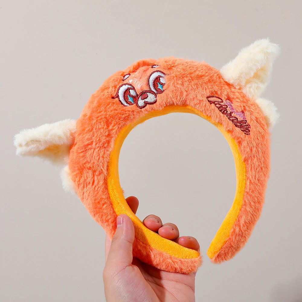 Cute Cartoon Hair Hoop – Strawberry Bear & Alien Style