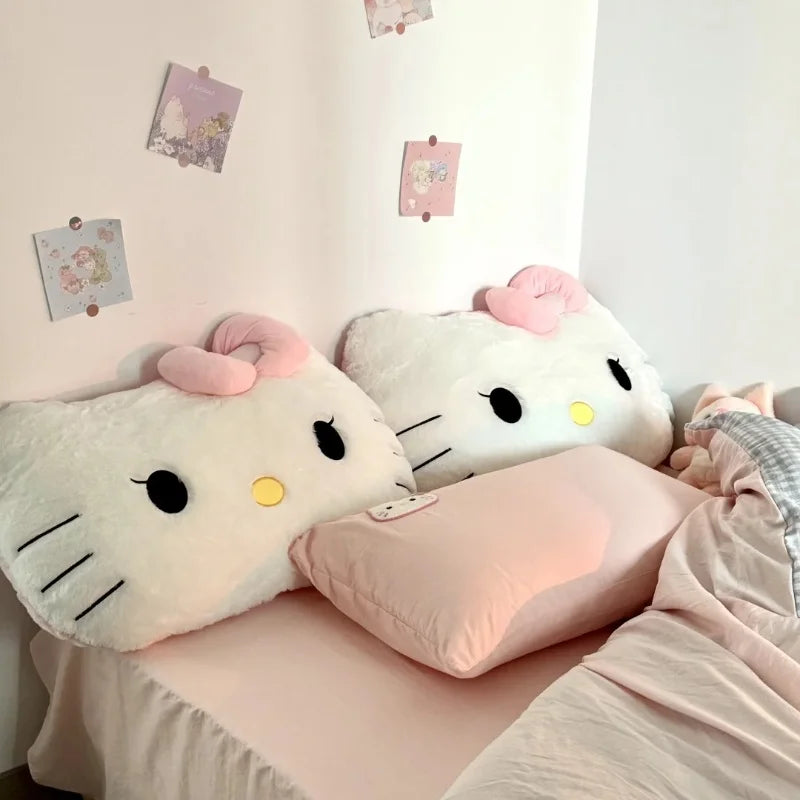 Sanrio Cute Plush Character Hug Pillow – Soft Back Cushion