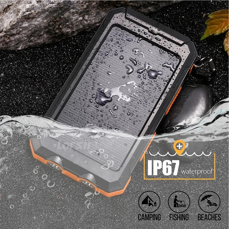 80000mAh Solar Emergency Power Bank – Ultra High Capacity