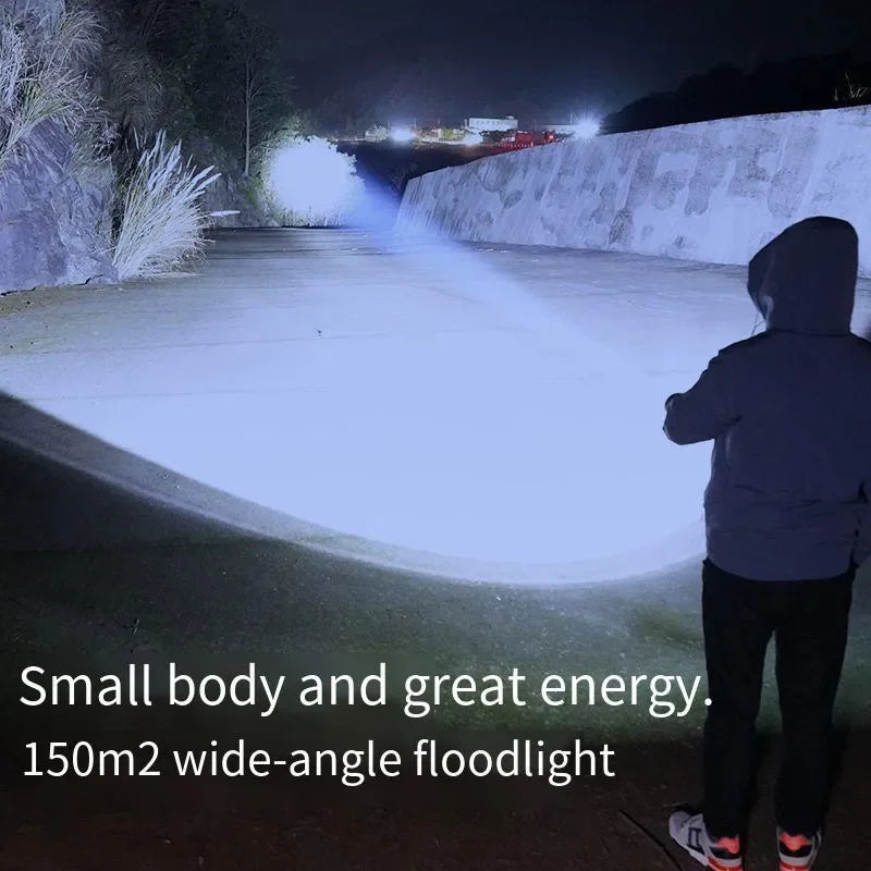 Rechargeable Outdoor Flashlight – Waterproof High Power Torch