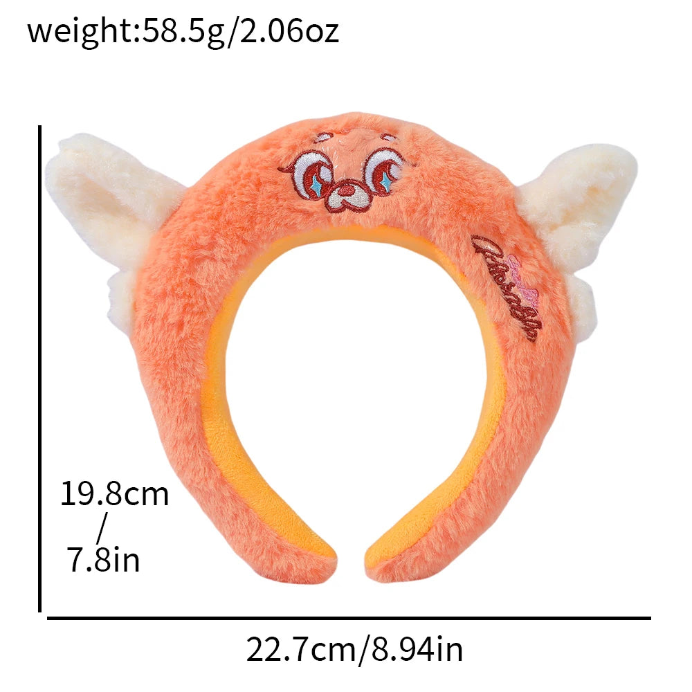 Cute Cartoon Hair Hoop – Strawberry Bear & Alien Style