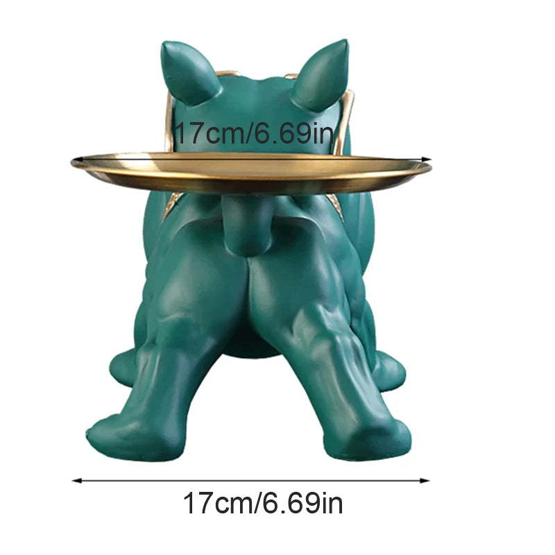 Bulldog Figurine Storage Box – 30cm