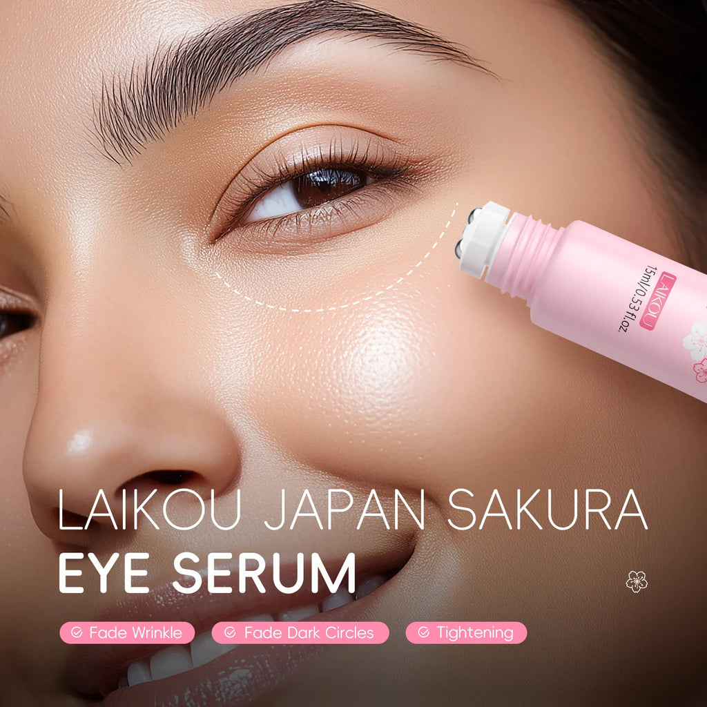Sakura Eye Serum Roller – Hydrating & Smoothing (15ml)